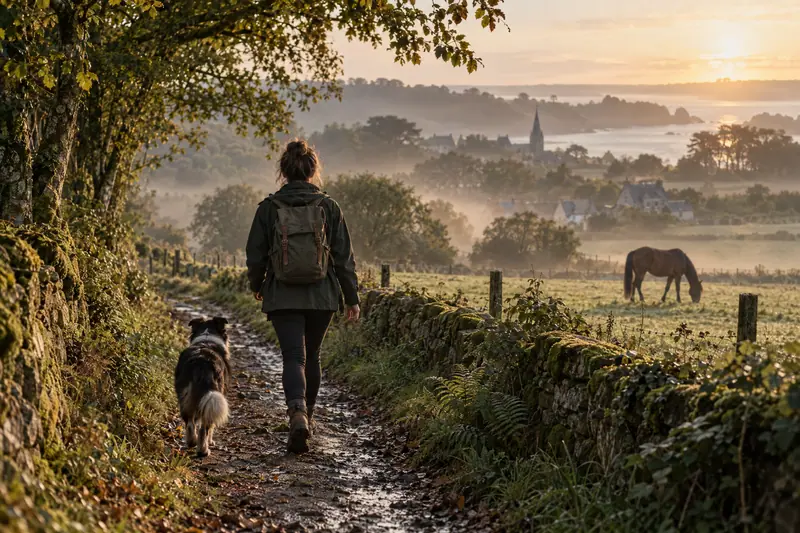Professionnels animaliers avec un chien, un chat et un cheval